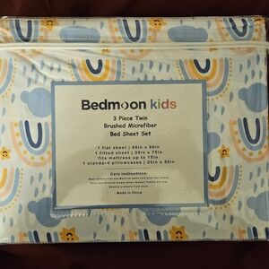 Bedmoon Kids Twin Bed Sheet Set